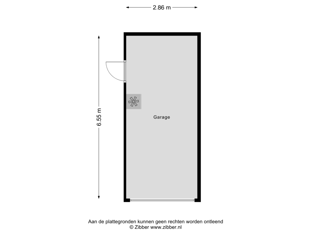 Bekijk plattegrond van Garage van Maire Hofstedelaan 32