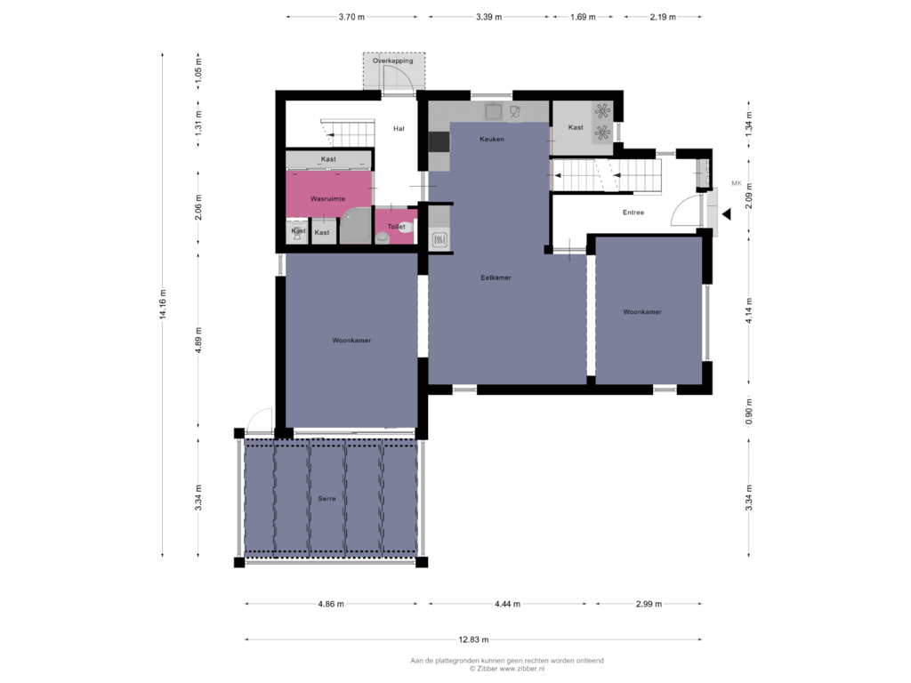 Bekijk plattegrond van Begane Grond van Maasbreeseweg 79