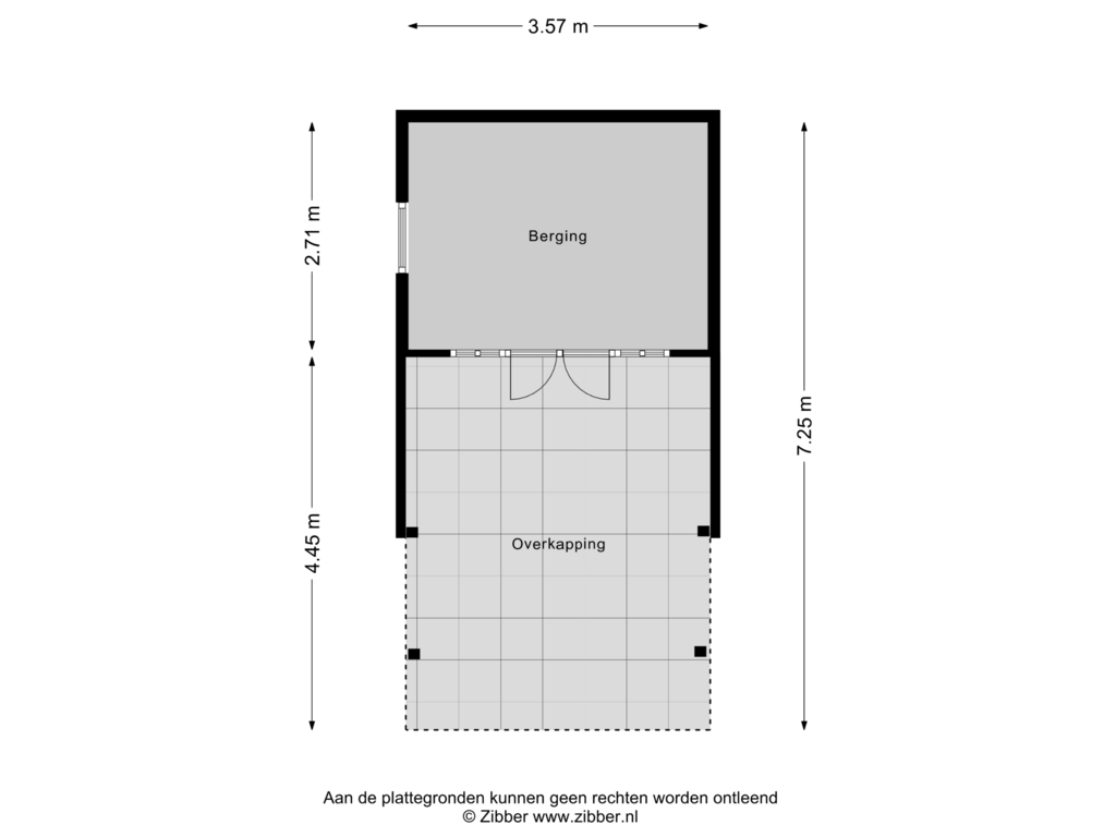 Bekijk plattegrond van Berging van Maasbreeseweg 79