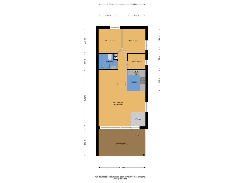 View floorplan of Begane Grond of Skûtmakkerspôle 8-T41