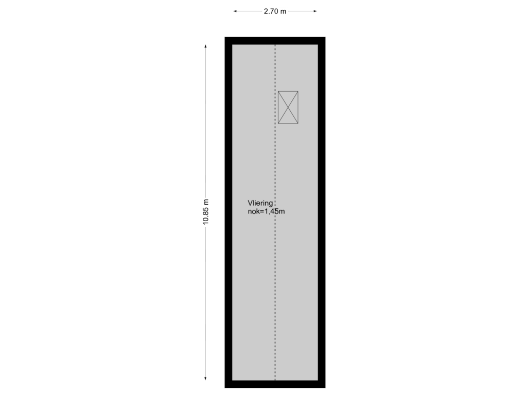 Bekijk plattegrond van Vliering van Zeugstraat 13-A