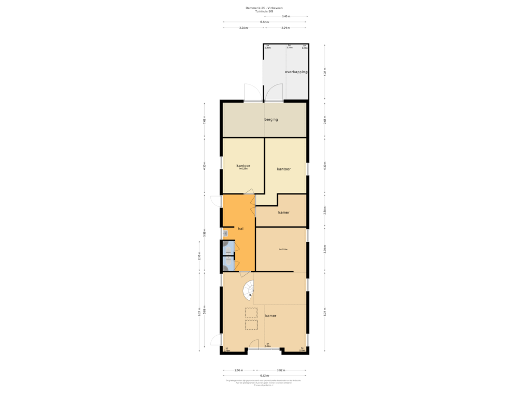 View floorplan of TUINHUIS BG of Demmerik 25