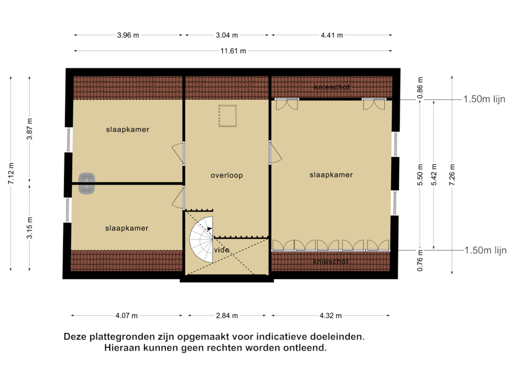 Bekijk plattegrond van 1e verdieping van Reuzenhoeksedijk 7