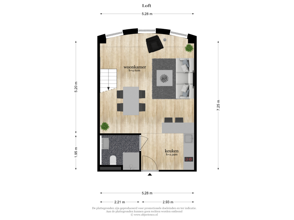 Bekijk plattegrond van LOFT van Wijnhaven 6-24