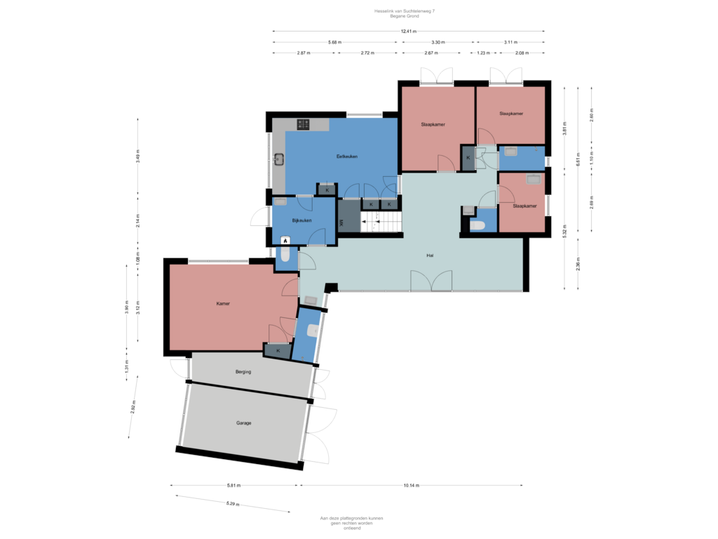 Bekijk plattegrond van Begane Grond van Hesselink van Suchtelenweg 7