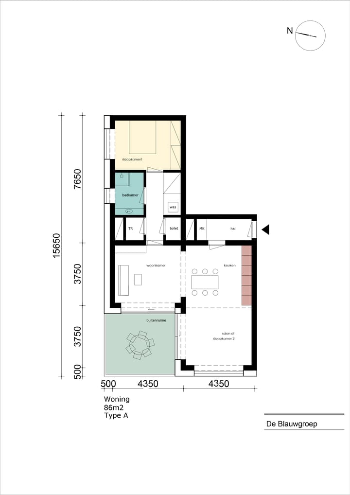 Foto 2 van Nieuwe Gracht - Blauwgroep Type A