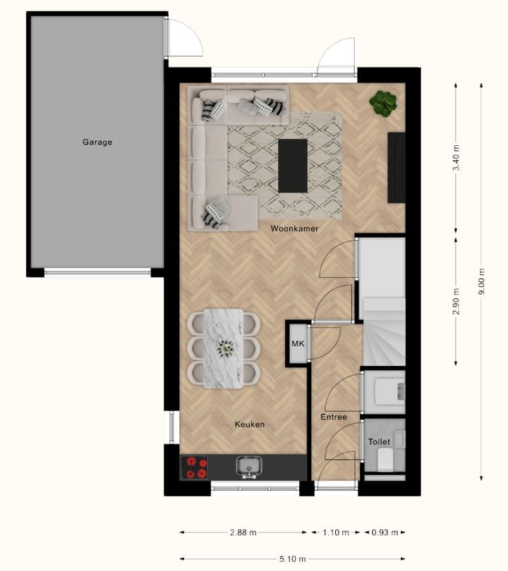 Foto 3 van Rijwoningen Boekweit - 31 t/m 40