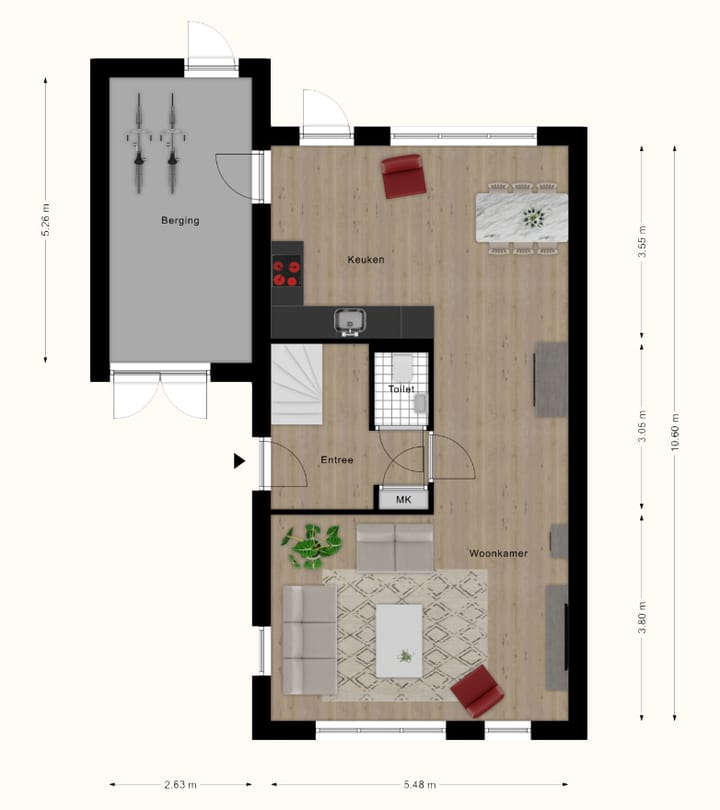 Foto 3 van Tweekappers Tarwe 64, 66 & 67