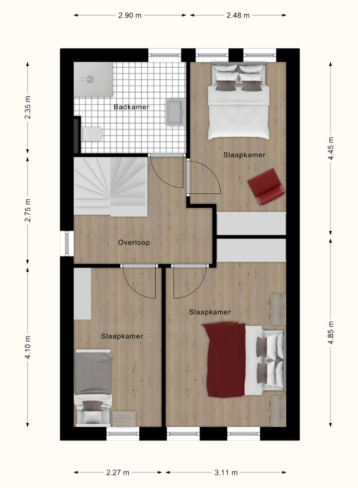 Foto 4 van Tweekappers Tarwe 64, 66 & 67
