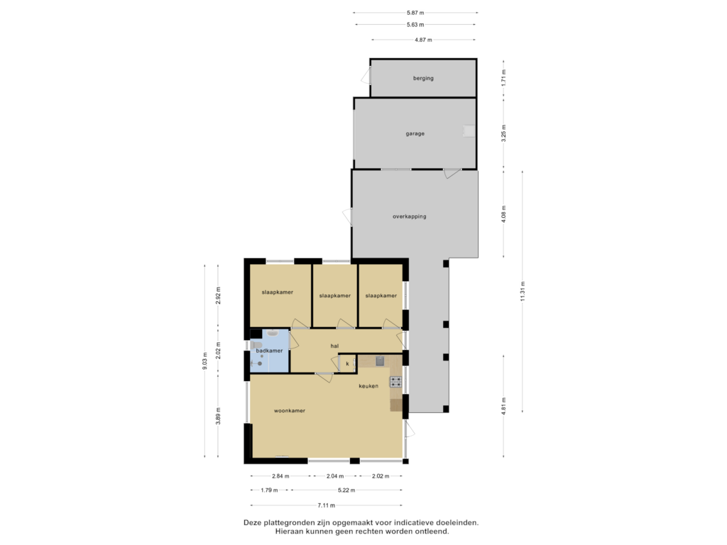 Bekijk plattegrond van Bungalow van Vilsterseweg 1-A067