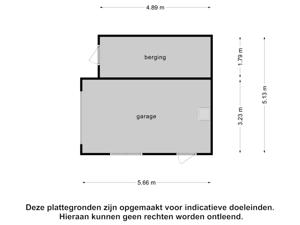 Bekijk plattegrond van Garage van Vilsterseweg 1-A067