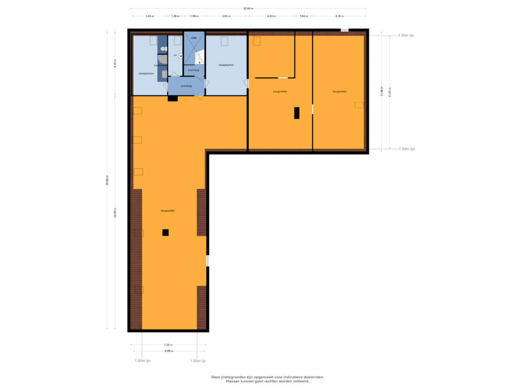 Bekijk plattegrond van 2e verdieping van Pollartstraat 5