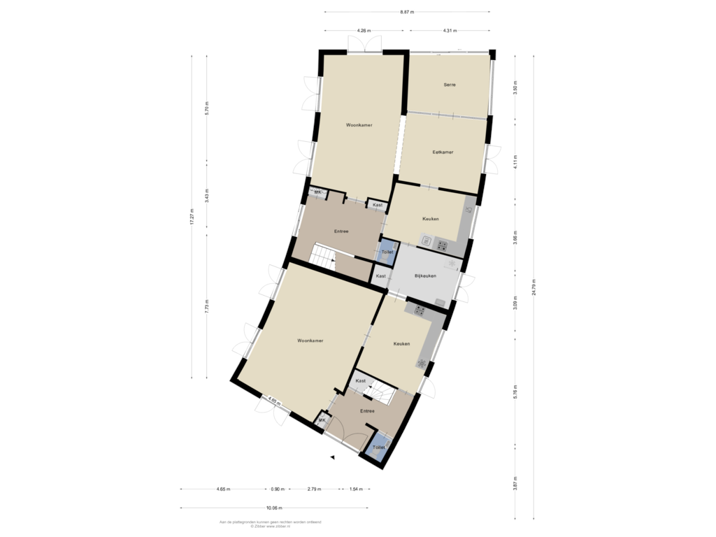 Bekijk plattegrond van Begane grond van Vossenhol 18