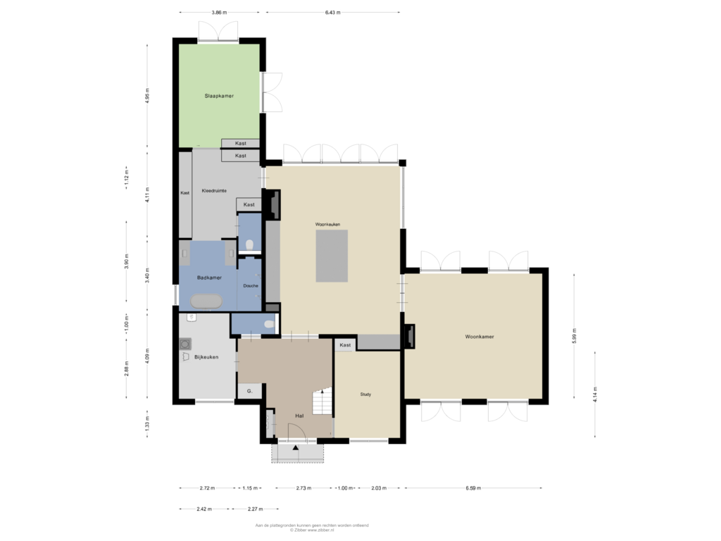 Bekijk plattegrond van Begane grond van Breloftpark 24