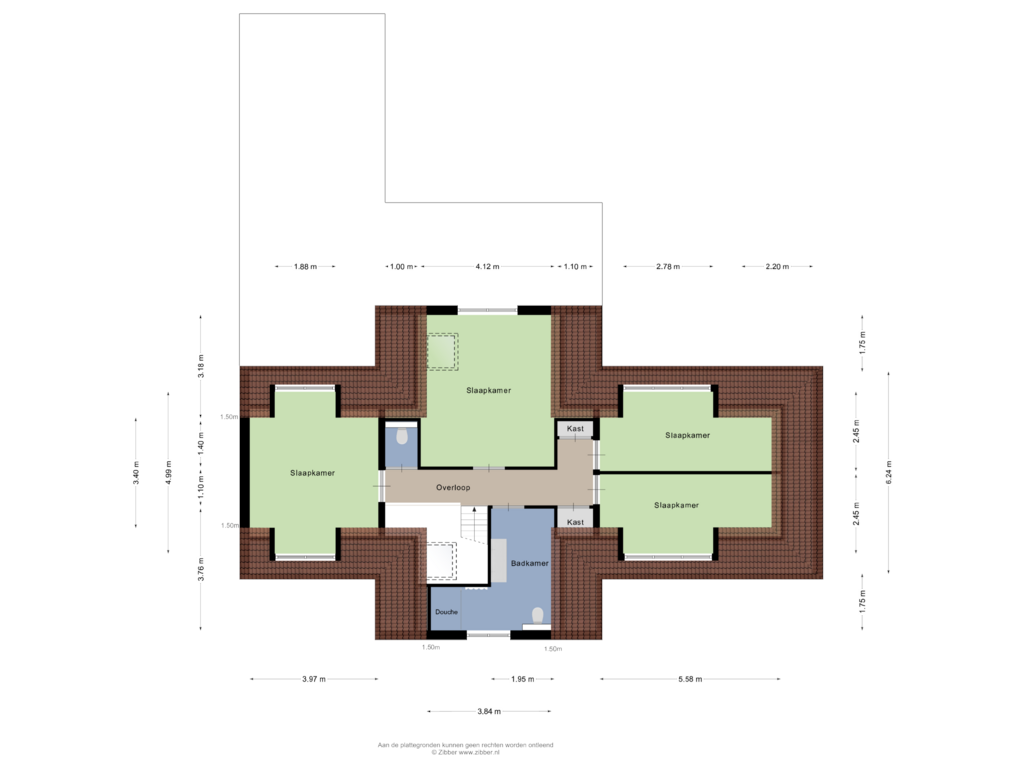 Bekijk plattegrond van Eerste verdieping van Breloftpark 24