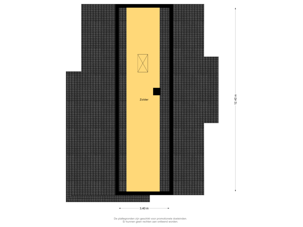 Bekijk plattegrond van 2e Verdieping van Groenevelt 40