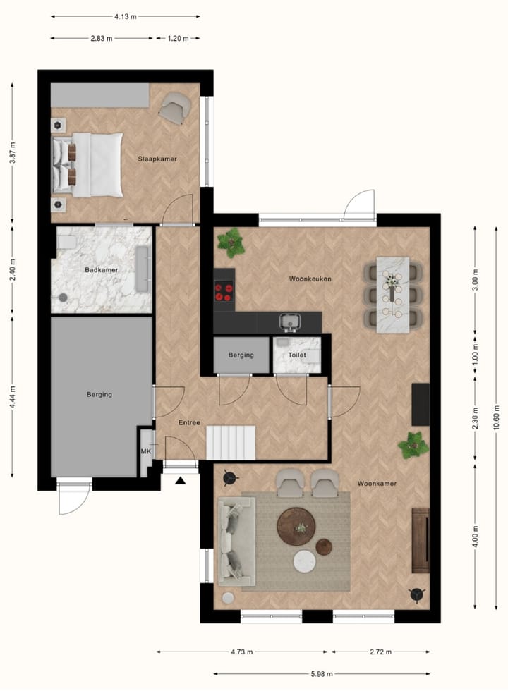 Foto 2 van Tweekappers de Enk 117 t/m 120