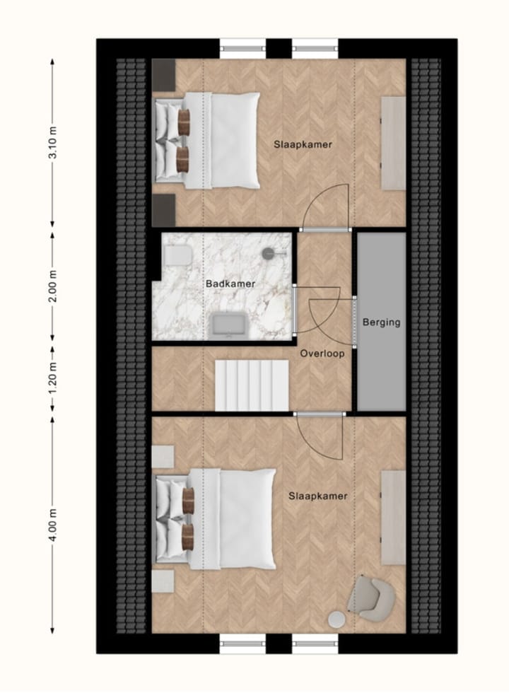 Foto 3 van Tweekappers de Enk 117 t/m 120