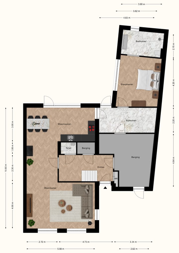 Foto 4 van Tweekappers de Enk 117 t/m 120