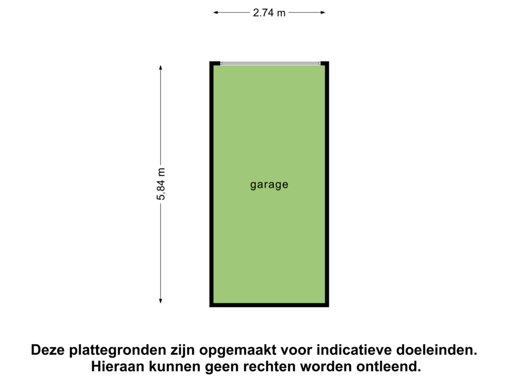 View floorplan of Garage 2 of Vorstenhof 50