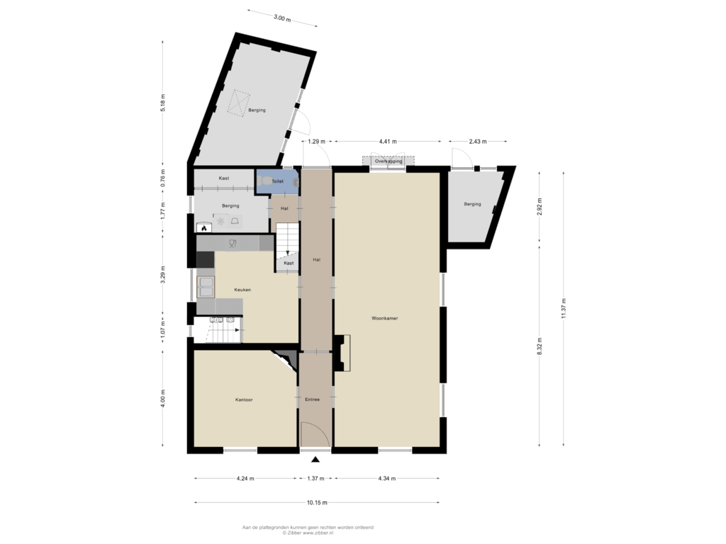 Bekijk plattegrond van Begane Grond van F B Deurvorststraat 10