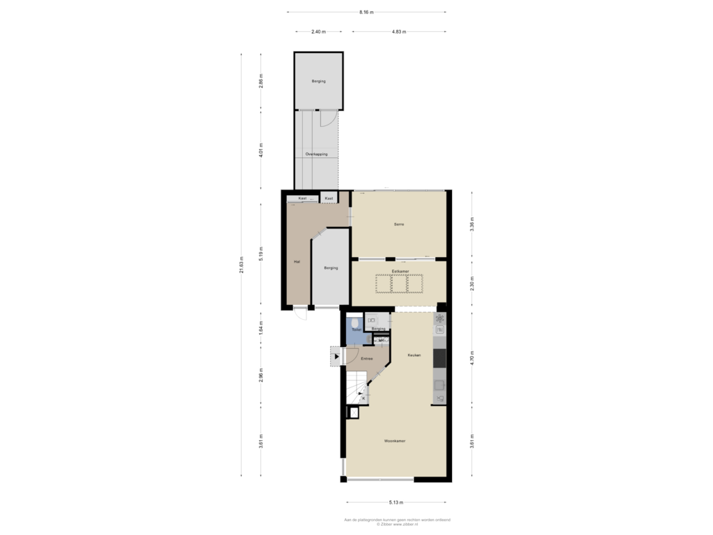 Bekijk plattegrond van Begane Grond van Carolusgulden 17