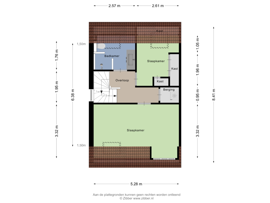 Bekijk plattegrond van Eerste Verdieping van Carolusgulden 17