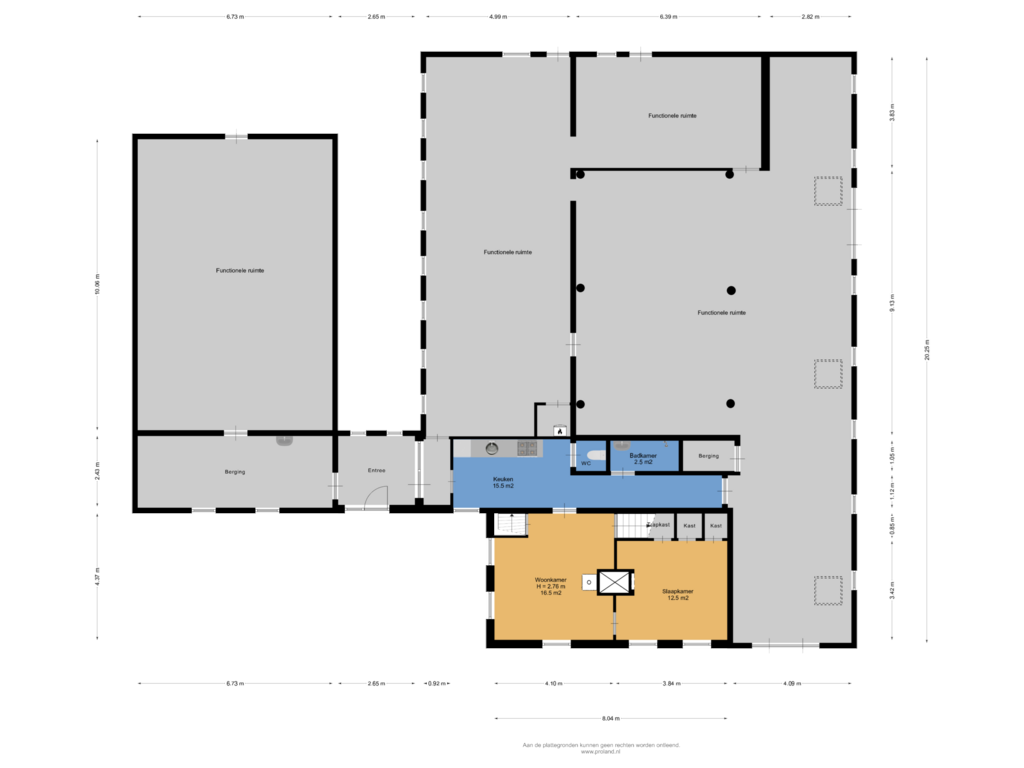 Bekijk plattegrond van Begane Grond van Steendervalsweg 25