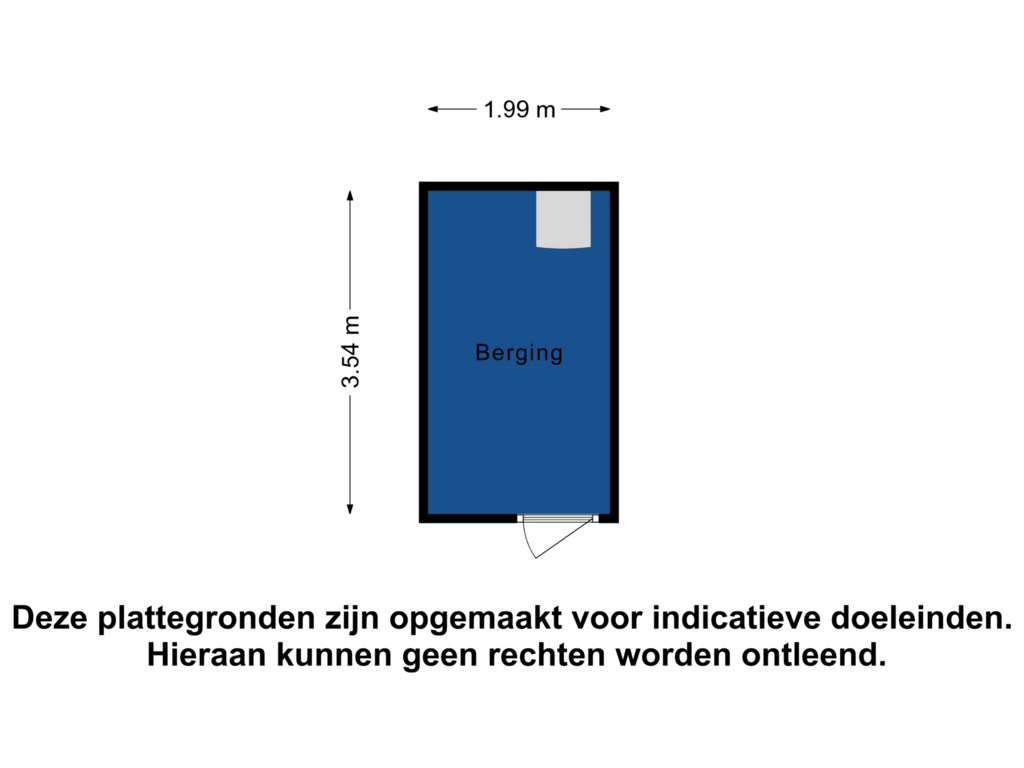 Bekijk plattegrond van Berging van Herman Costerstraat 67