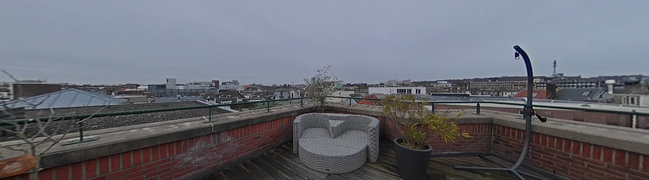 View 360° photo of Dakterras of Beekstraat 3-1