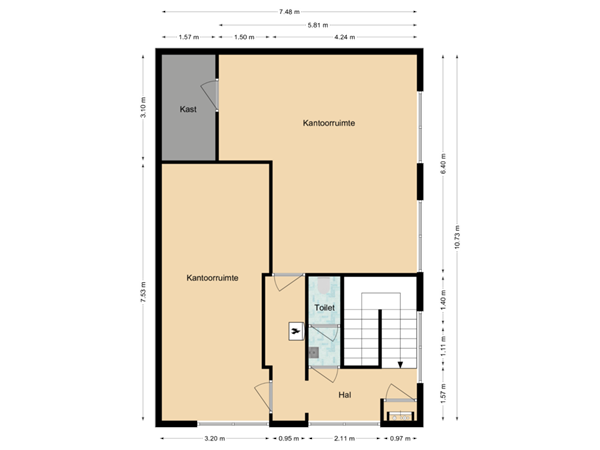 Erasmusweg 4b, Culemborg - 2e Verdieping