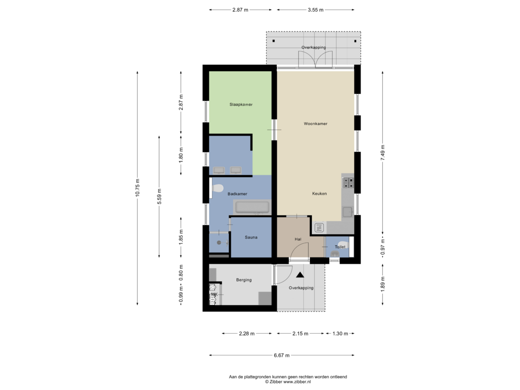 View floorplan of Appartement of Daleboutsweg 4--6