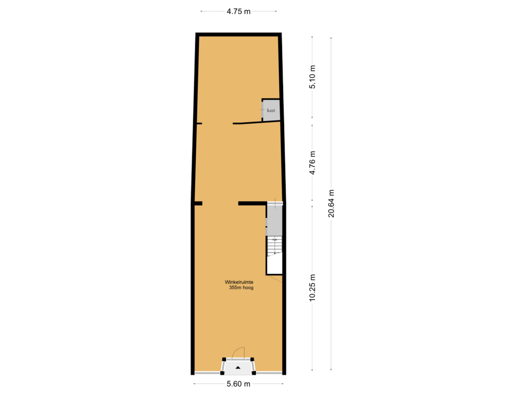 Bekijk plattegrond van Begane Grond van Binnenveer 5