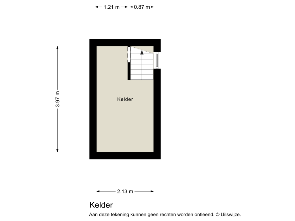 Bekijk plattegrond van Kelder van Hoofdkade 39