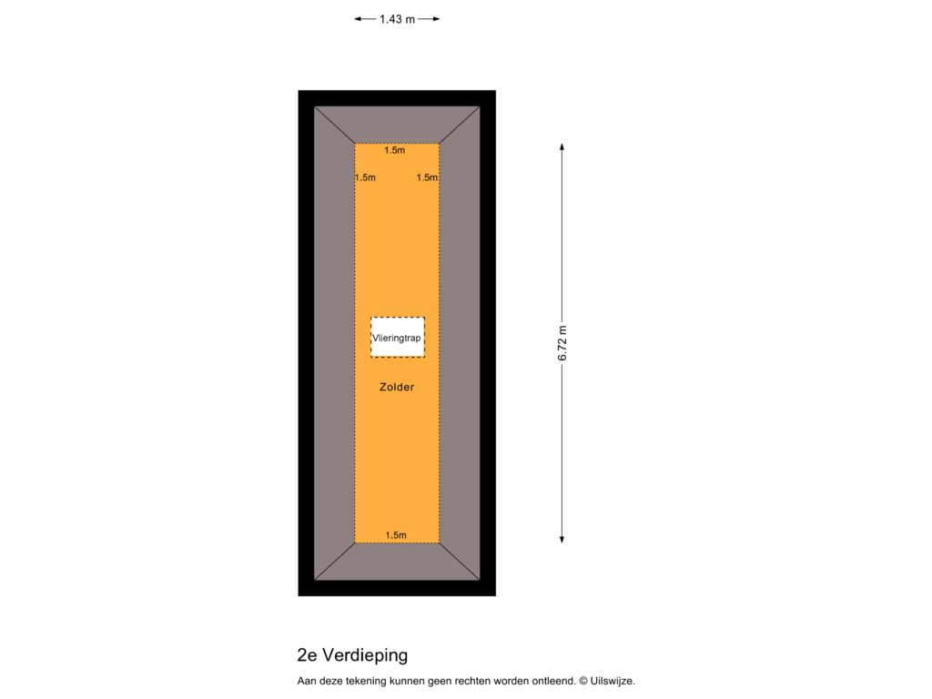 Bekijk plattegrond van 2e Verdieping van Hoofdkade 39