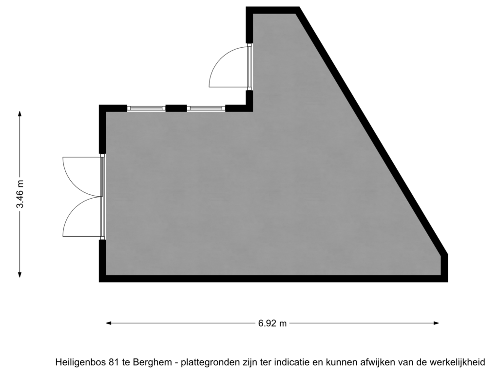 View floorplan of Heiligenbos 81 te Berghem - Berging of Heiligenbos 81