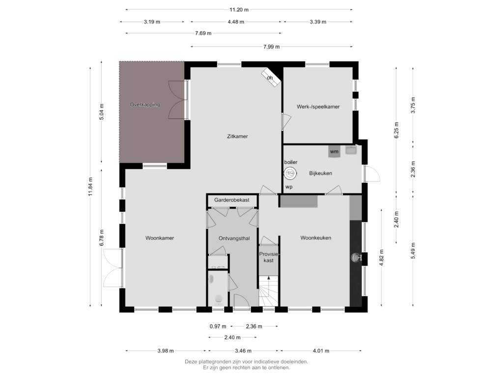 Bekijk plattegrond van BEGANE GROND van Corellisingel 6