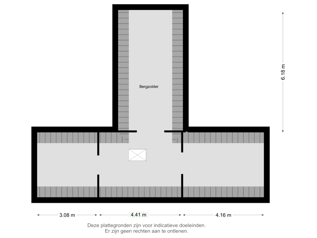 Bekijk plattegrond van TWEEDE VERDIEPING van Corellisingel 6