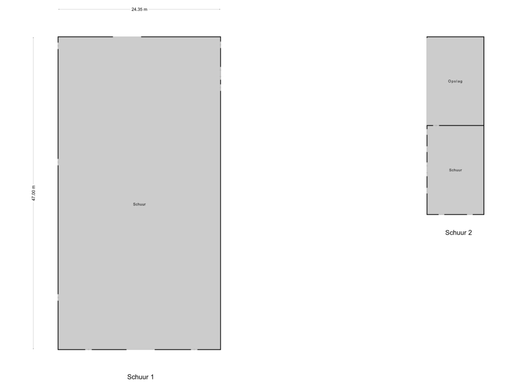 Bekijk plattegrond van Schuur van Parallelweg Oost 29