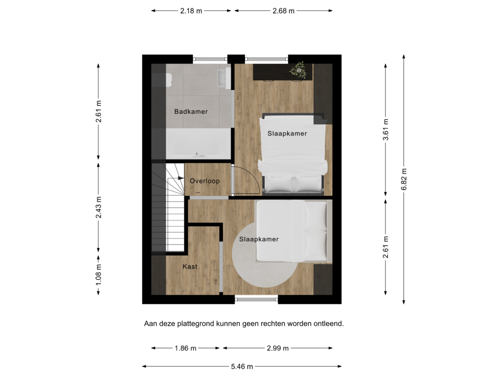 Bekijk plattegrond van Dinsdagstraat 28 1eV van Dinsdagstraat 28