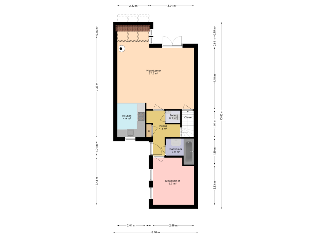 Bekijk plattegrond van floor_0 van De Vennen 44