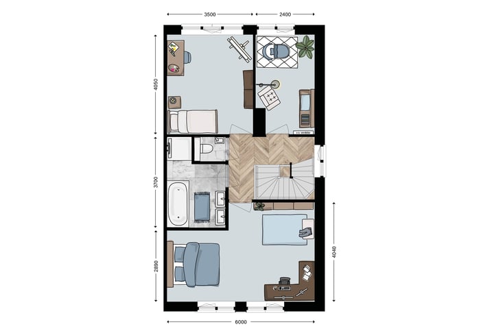 Bekijk foto 5 van Lauwendael | 2^1-kapwoning XL (Bouwnr. 29)