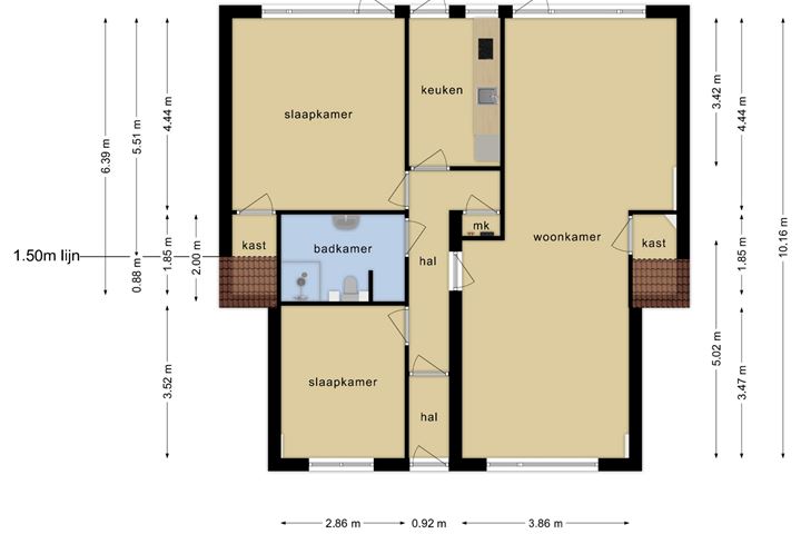 Bekijk foto 22 van Van Blommesteynweg 14-B