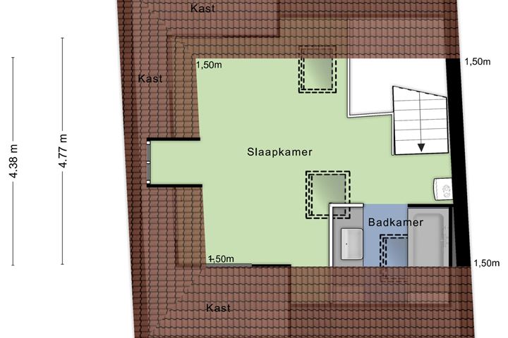 Bekijk foto 45 van Kruisbroedersstraatje 34-36