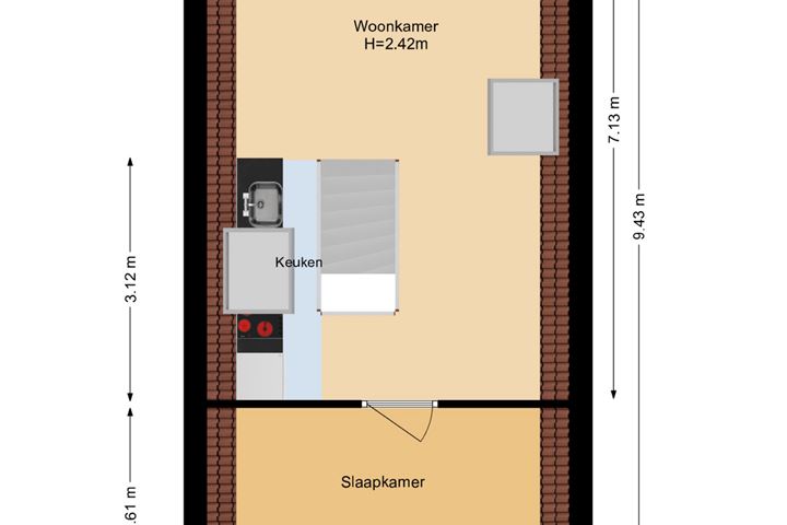 Bekijk foto 33 van Brouwersstraat 14-ROOD