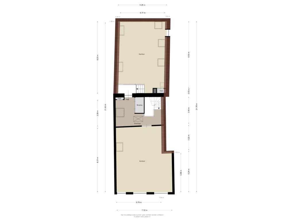 Bekijk plattegrond van Eerste Verdieping van Branderf 2