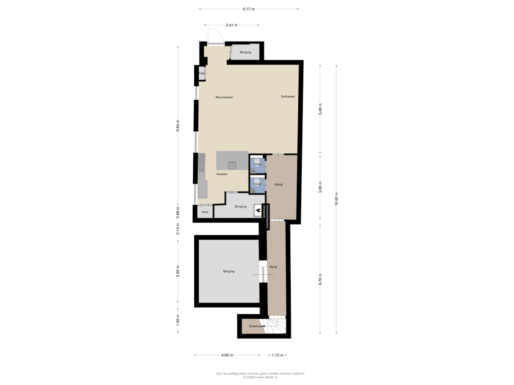 Bekijk plattegrond van Soutterrain van Branderf 2