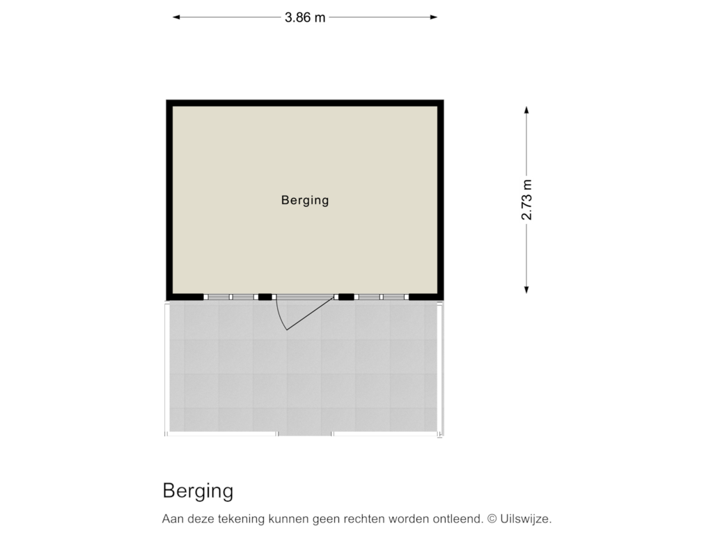 Bekijk plattegrond van Berging van Stieltjeskanaal 20