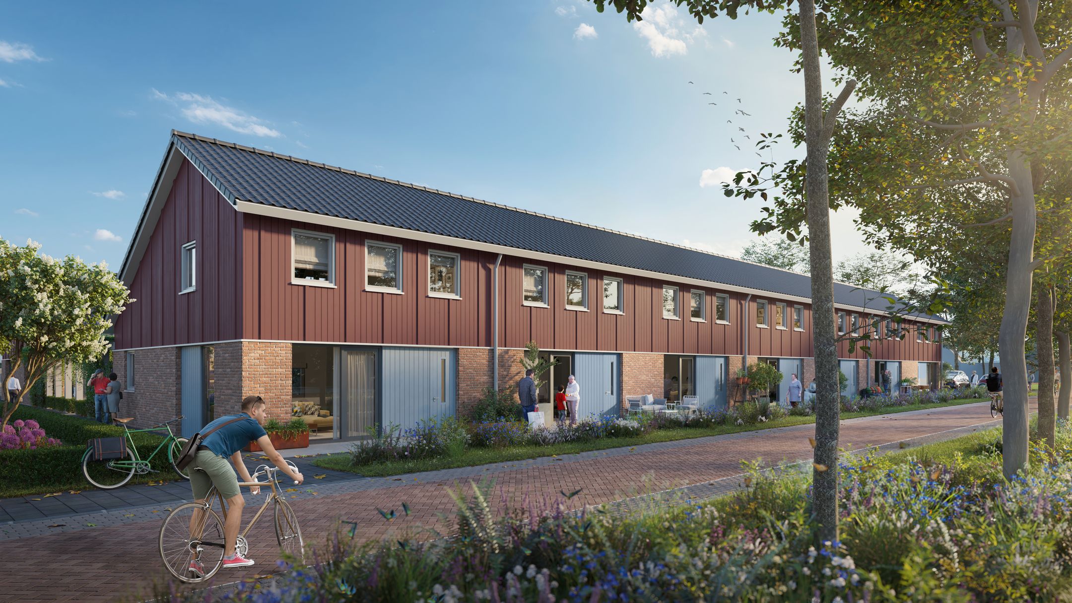 Hofwoning tussenwoning (Bouwnr. 19), Dronten, 8251BH, Flevoland, Nederland  