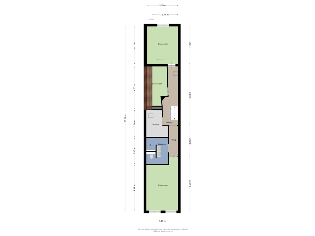 View floorplan of Eerste Verdieping of Oude Haven 33